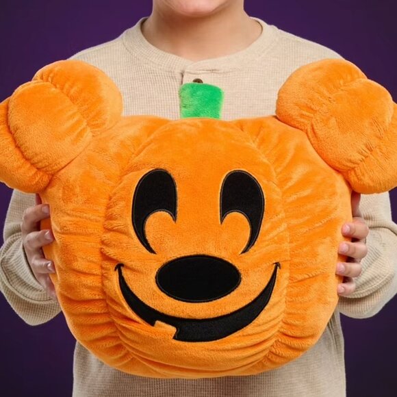 Disney Halloween Pumpkin Head Plush, 12" - Picture 3 of 6